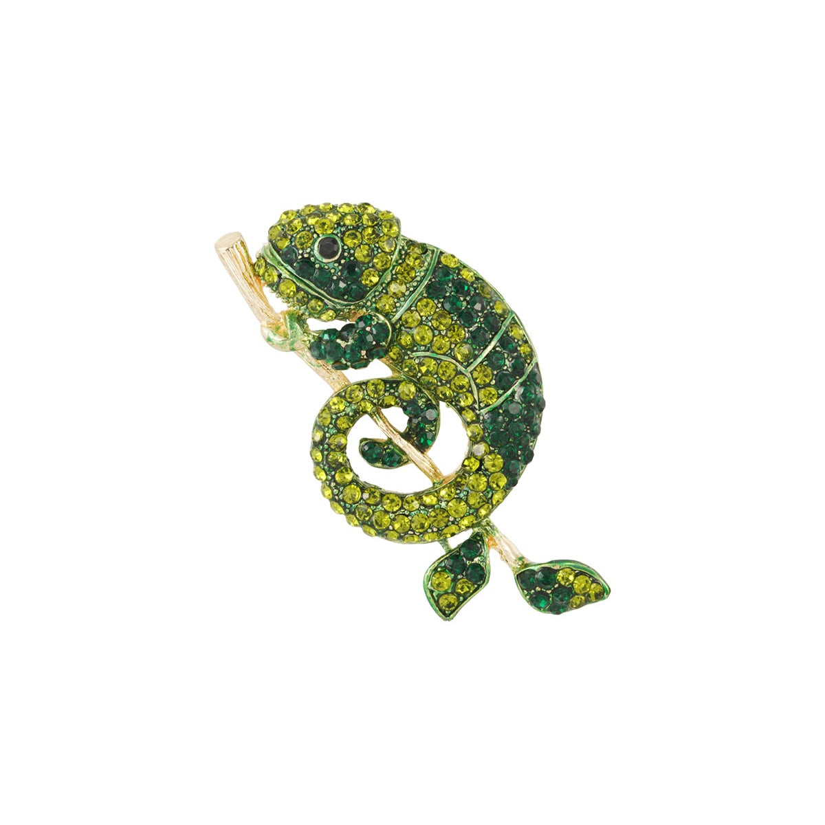 Broche Salamandre - Verte
