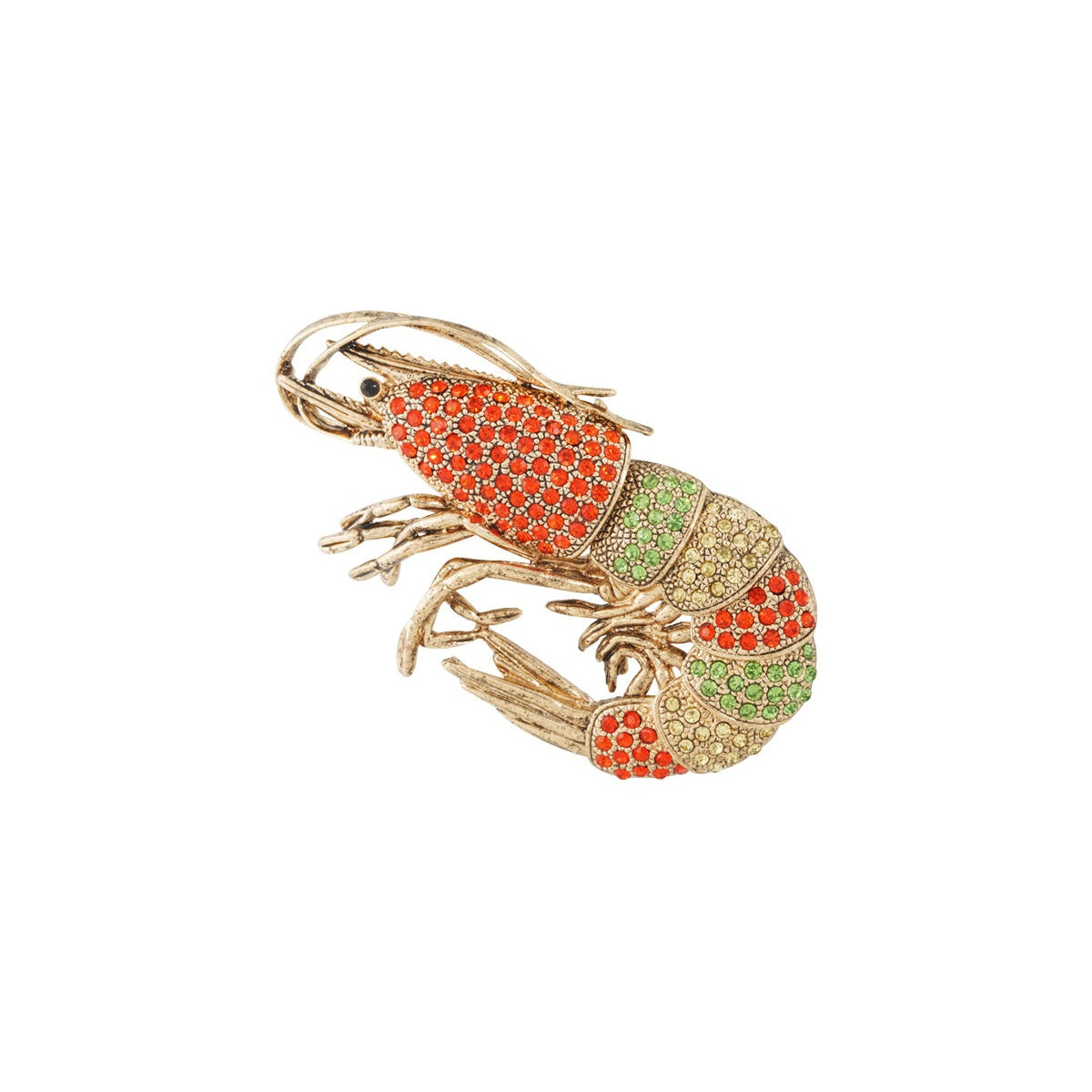 Broche Crevette - Multi